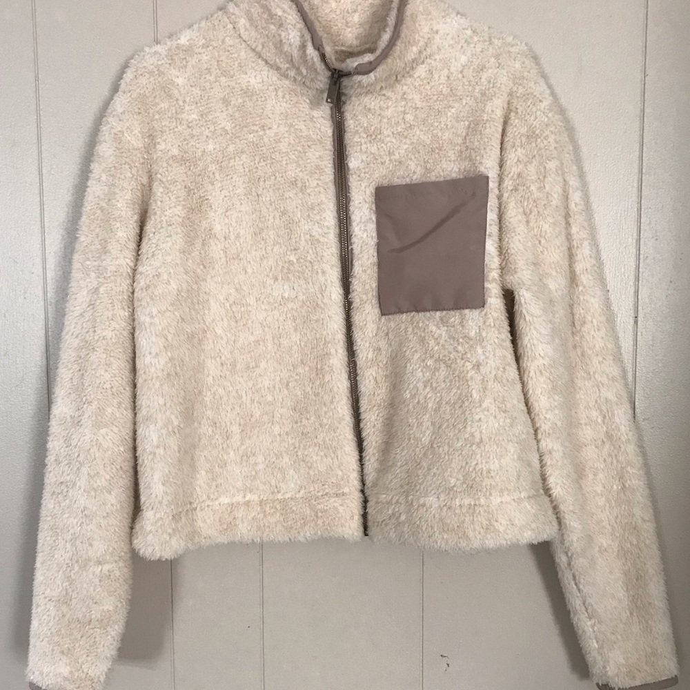 Copper Key Sherpa zip up sweater